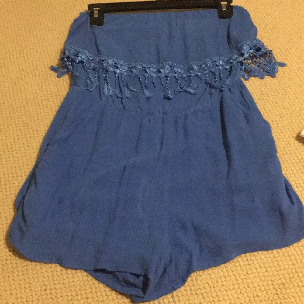 Blue romper